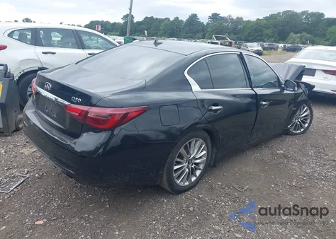 2018 Infiniti Q50 3.0T Luxe z USA, uszkodzony, nr VIN JN1EV7AP4JM364026